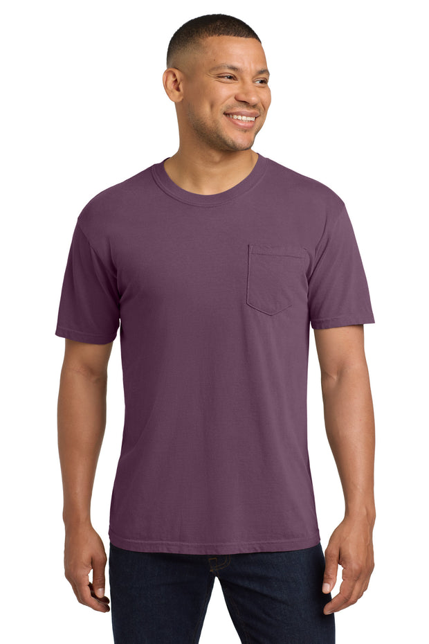 COMFORT COLORS  ®  Heavyweight Ring Spun Pocket Tee. 6030 - Berry