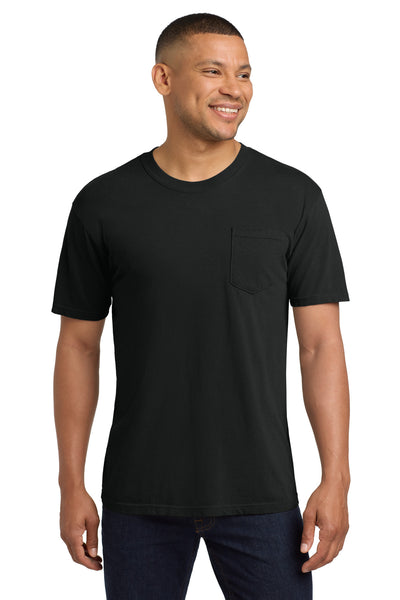 COMFORT COLORS  ®  Heavyweight Ring Spun Pocket Tee. 6030 - Black