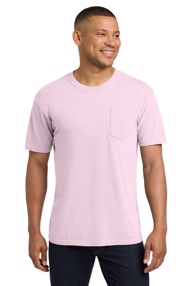 COMFORT COLORS  ®  Heavyweight Ring Spun Pocket Tee. 6030 - Blossom