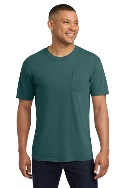 COMFORT COLORS  ®  Heavyweight Ring Spun Pocket Tee. 6030 - Blue Spruce