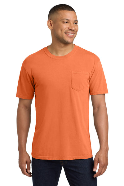 COMFORT COLORS  ®  Heavyweight Ring Spun Pocket Tee. 6030 - Burnt Orange