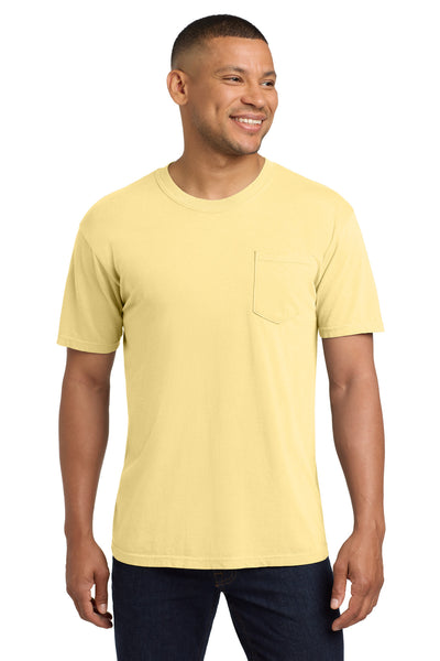 COMFORT COLORS  ®  Heavyweight Ring Spun Pocket Tee. 6030 - Butter