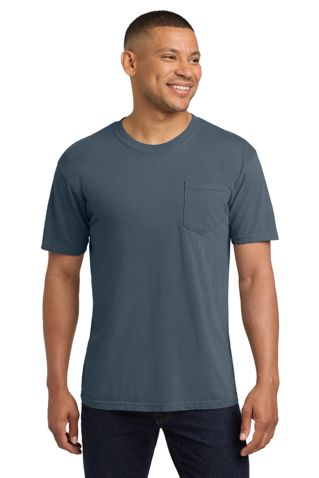 COMFORT COLORS  ®  Heavyweight Ring Spun Pocket Tee. 6030 - Denim