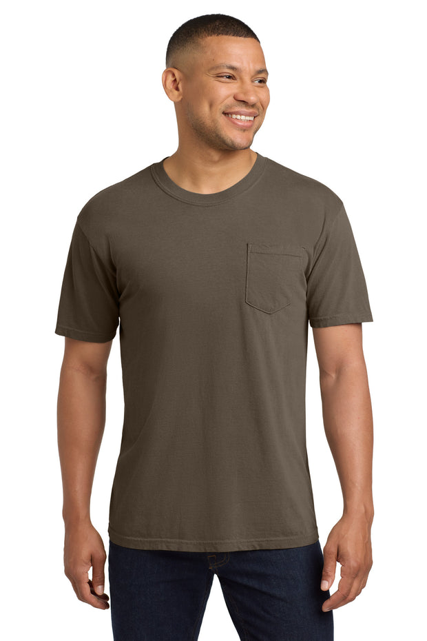 COMFORT COLORS  ®  Heavyweight Ring Spun Pocket Tee. 6030 - Espresso