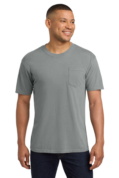 COMFORT COLORS  ®  Heavyweight Ring Spun Pocket Tee. 6030 - Granite