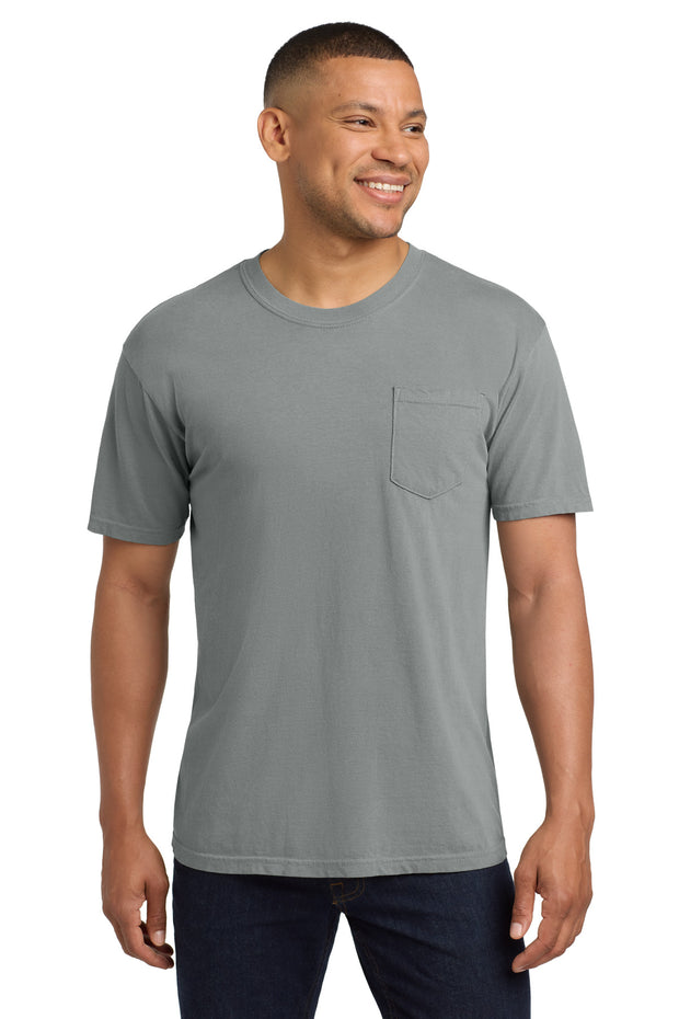 COMFORT COLORS  ®  Heavyweight Ring Spun Pocket Tee. 6030 - Granite