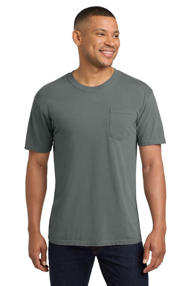 COMFORT COLORS  ®  Heavyweight Ring Spun Pocket Tee. 6030 - Grey