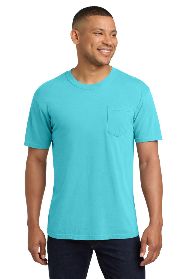 COMFORT COLORS  ®  Heavyweight Ring Spun Pocket Tee. 6030 - Lagoon