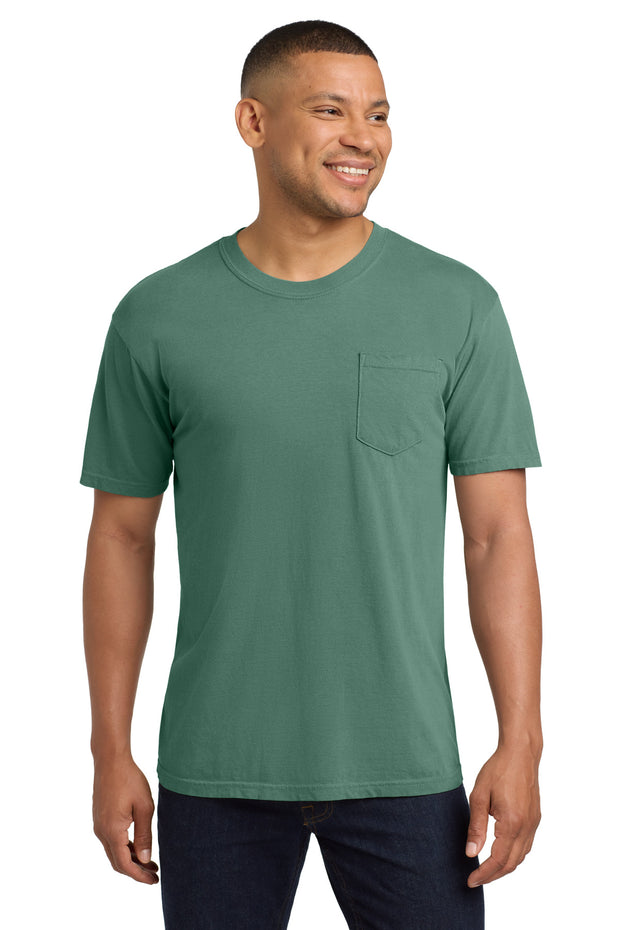 COMFORT COLORS  ®  Heavyweight Ring Spun Pocket Tee. 6030 - Light Green