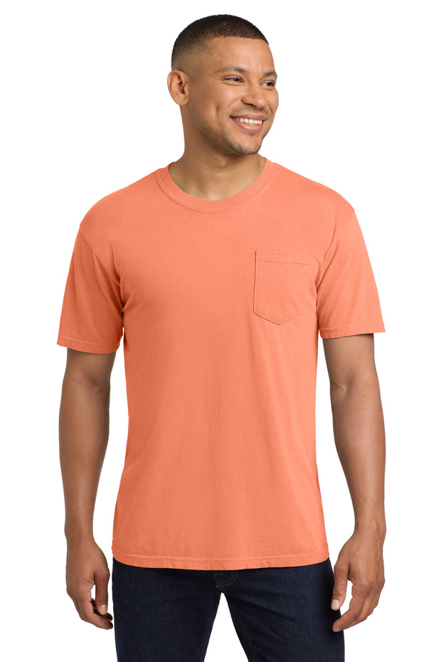 COMFORT COLORS  ®  Heavyweight Ring Spun Pocket Tee. 6030 - Melon