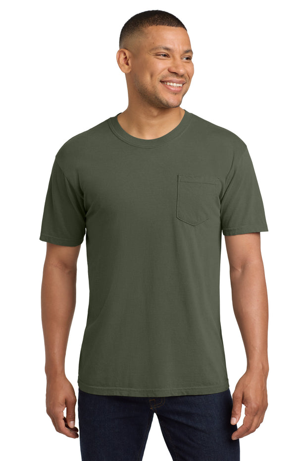 COMFORT COLORS  ®  Heavyweight Ring Spun Pocket Tee. 6030 - Moss