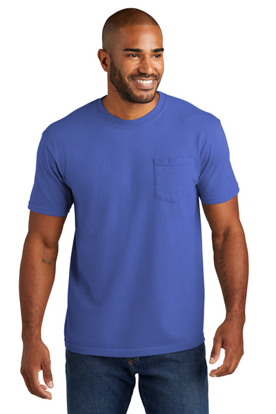 COMFORT COLORS  ®  Heavyweight Ring Spun Pocket Tee. 6030 - Mystic