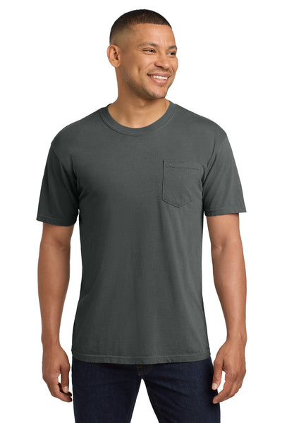 COMFORT COLORS  ®  Heavyweight Ring Spun Pocket Tee. 6030 - Pepper