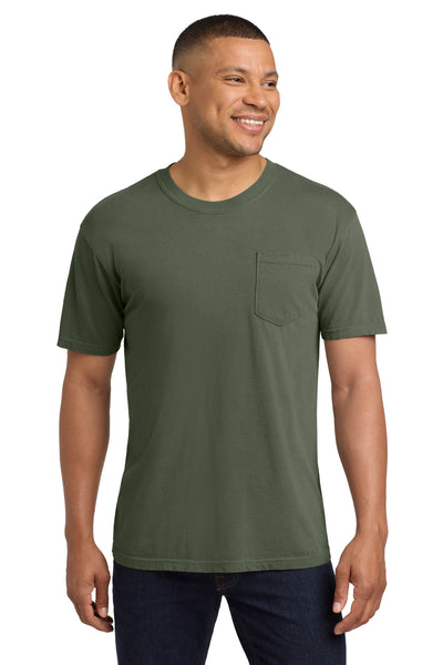 COMFORT COLORS  ®  Heavyweight Ring Spun Pocket Tee. 6030 - Sage