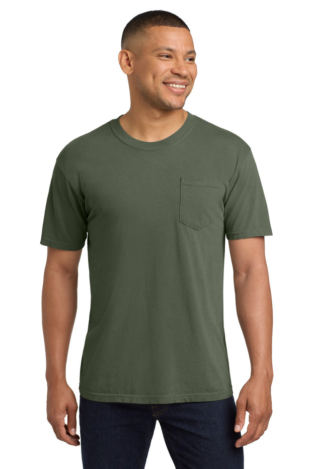 COMFORT COLORS  ®  Heavyweight Ring Spun Pocket Tee. 6030 - Sage