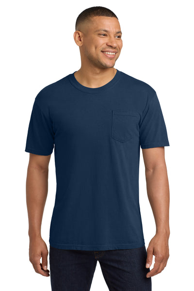 COMFORT COLORS  ®  Heavyweight Ring Spun Pocket Tee. 6030 - True Navy