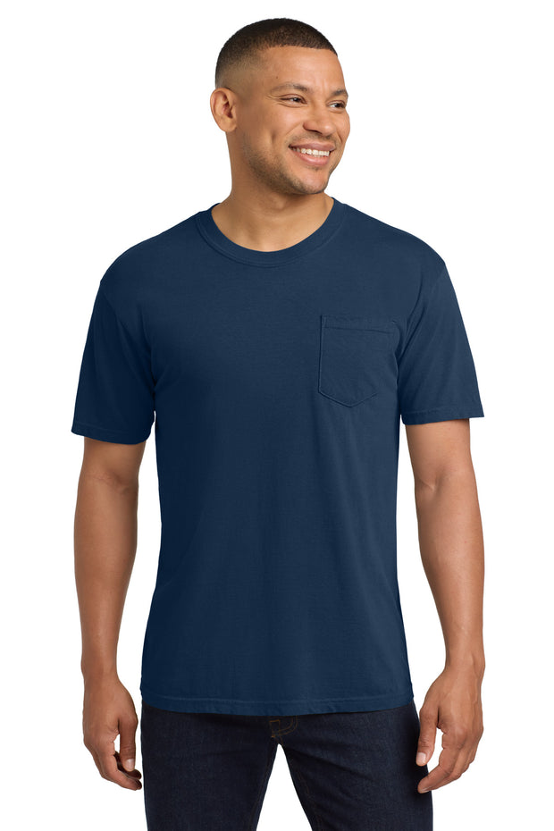 COMFORT COLORS  ®  Heavyweight Ring Spun Pocket Tee. 6030 - True Navy