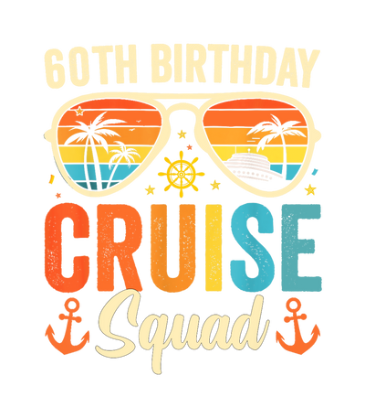 60th Birthday Squad DTF (direct-to-film) Transfer