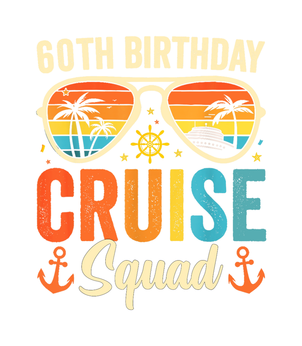 60th Birthday Squad DTF (direct-to-film) Transfer