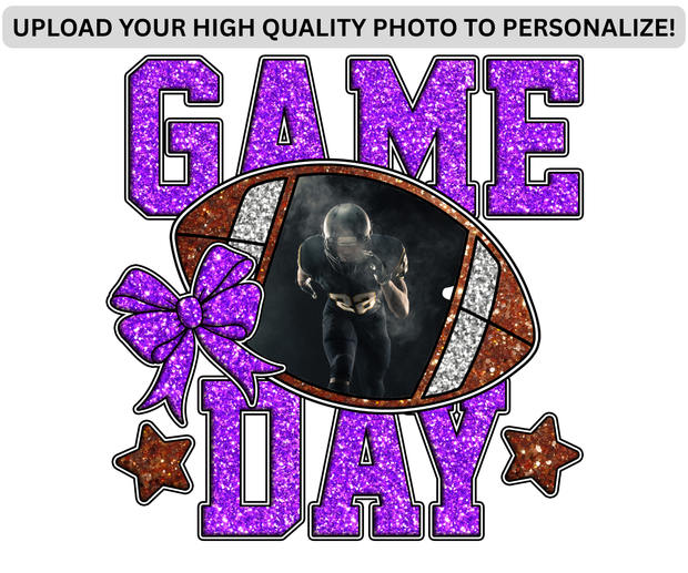 Personalized Game Day DTF (direct-to-film) Transfer (Upload Your Photo)