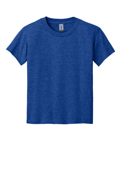 Gildan ®  Youth DryBlend ®  50 Cotton/50 Poly T-Shirt.  8000B - Heather Deep Royal