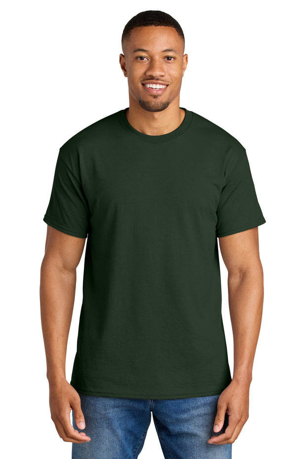 Gildan ®  DryBlend ®  50 Cotton/50 Poly T-Shirt. 8000 - Forest Green