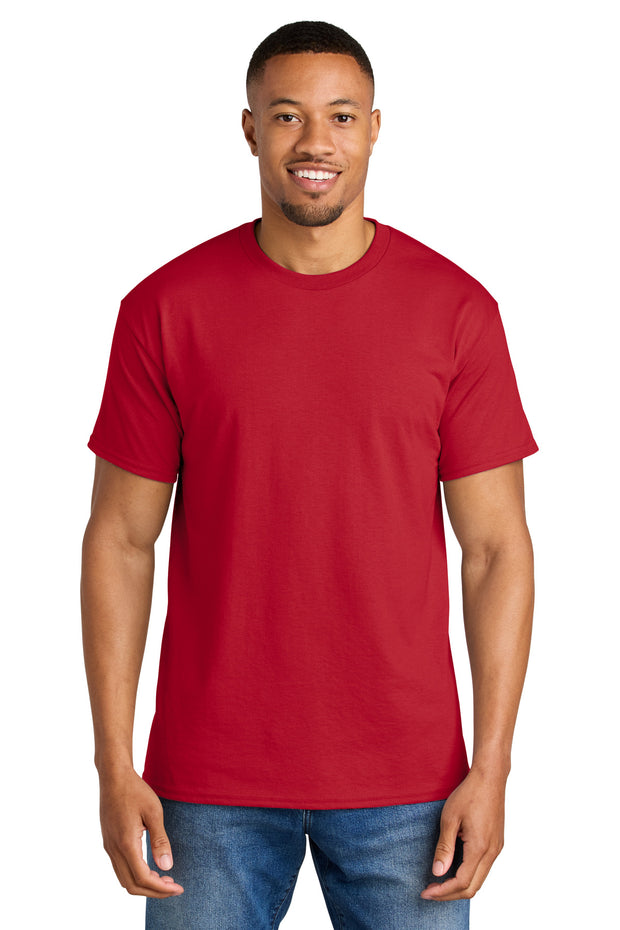 Gildan ®  DryBlend ®  50 Cotton/50 Poly T-Shirt. 8000 - Red