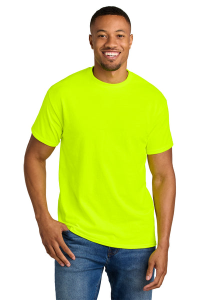 Gildan ®  DryBlend ®  50 Cotton/50 Poly T-Shirt. 8000 - Safety Green
