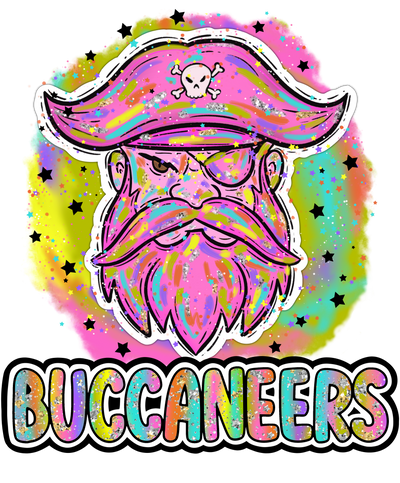 90s Girl Nostalgia Mascots Buccaneers DTF (direct-to-film) Transfer