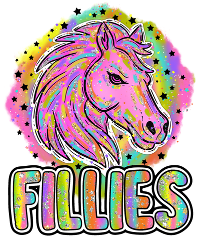 90s Girl Nostalgia Mascots Fillies DTF (direct-to-film) Transfer