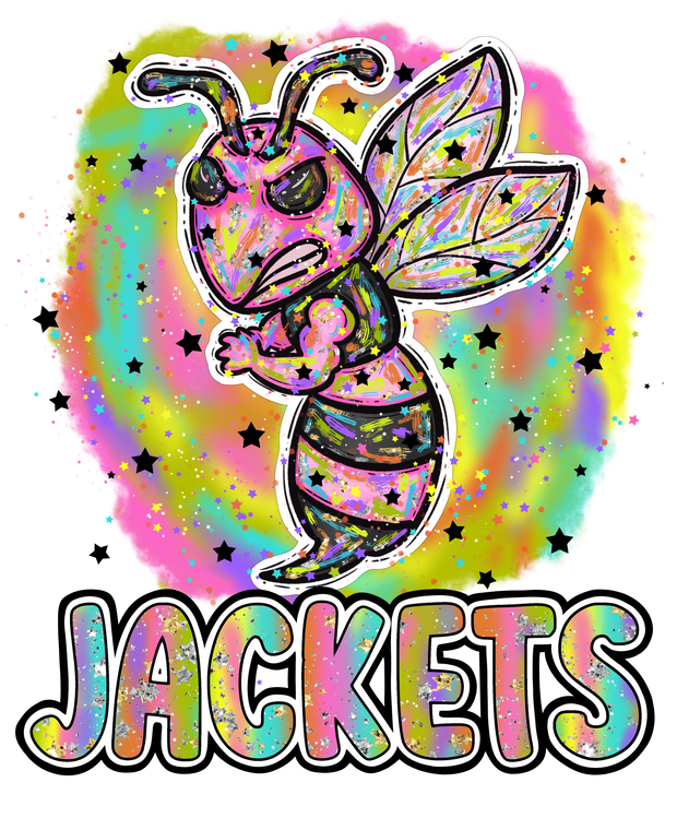 90s Girl Nostalgia Mascots Jackets DTF (direct-to-film) Transfer
