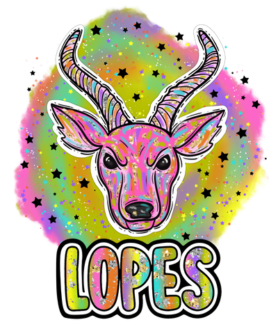 90s Girl Nostalgia Mascots Lopes DTF (direct-to-film) Transfer