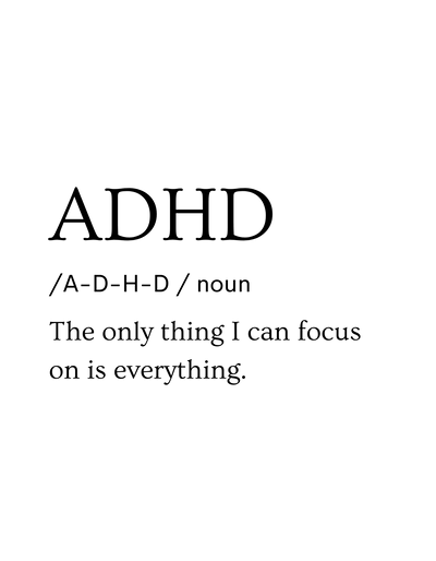 ADHD - Twisted Image Transfers