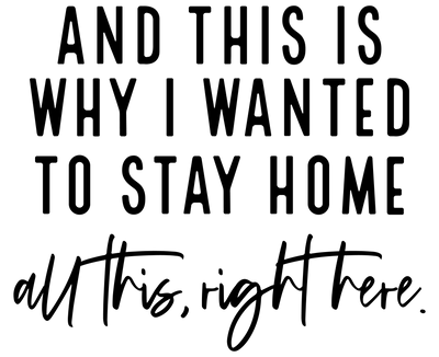 All This, Right Here in Black Font DTF (direct-to-film) Transfer