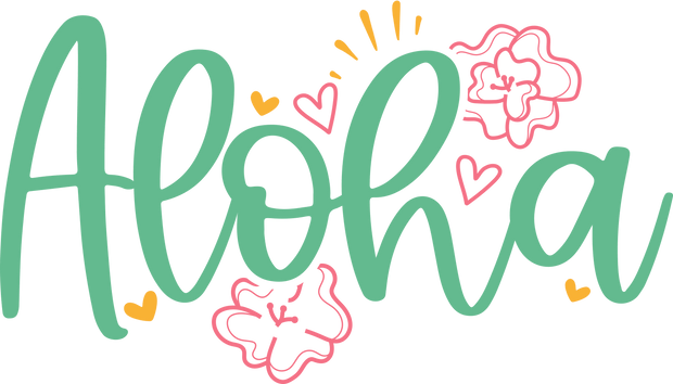 Aloha DTF (direct-to-film) Transfer