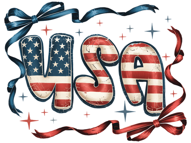 America Colored USA DTF (direct-to-film) Transfer