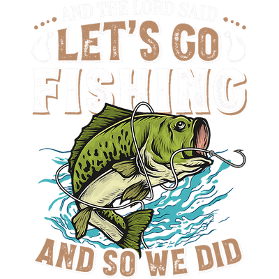 And So We Did Fish DTF (direct-to-film) Transfer