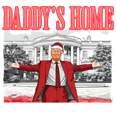 Arms Open Trump in Red DTF (direct-to-film) Transfer