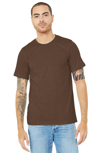 BELLA+CANVAS  ®  Unisex Heather CVC Short Sleeve Tee. BC3001CVC - Heather Brown