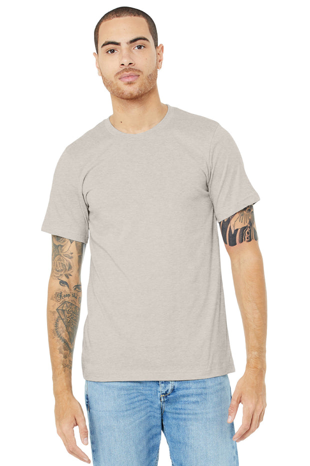BELLA+CANVAS  ®  Unisex Heather CVC Short Sleeve Tee. BC3001CVC - Heather Cool Grey