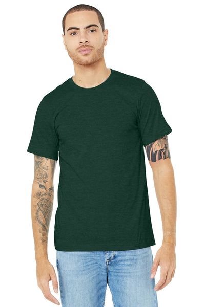 BELLA+CANVAS  ®  Unisex Heather CVC Short Sleeve Tee. BC3001CVC - Heather Emerald