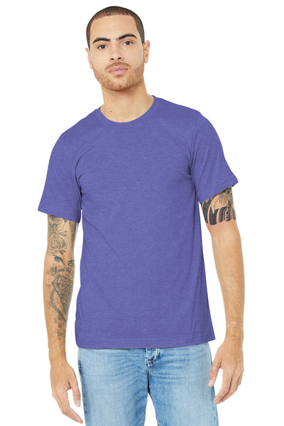 BELLA+CANVAS  ®  Unisex Heather CVC Short Sleeve Tee. BC3001CVC - Heather Lapis