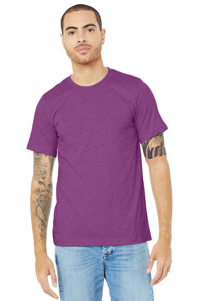 BELLA+CANVAS  ®  Unisex Heather CVC Short Sleeve Tee. BC3001CVC - Heather Magenta