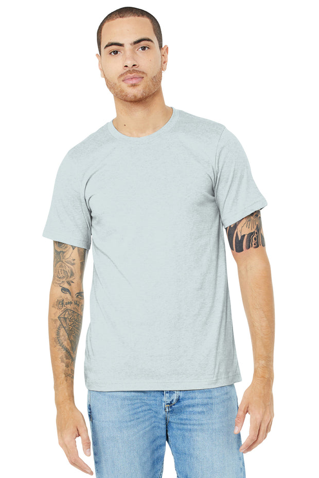 BELLA+CANVAS  ®  Unisex Heather CVC Short Sleeve Tee. BC3001CVC - Heather Prism Ice Blue