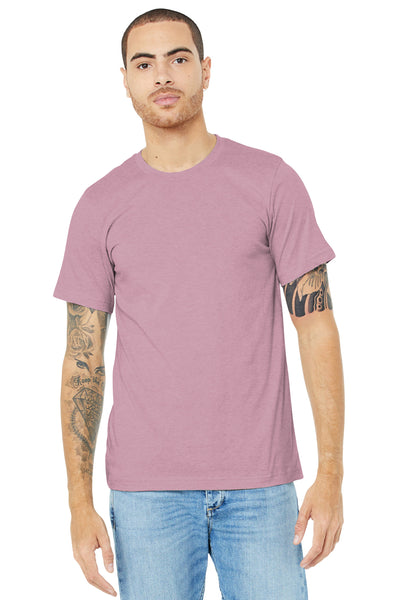 BELLA+CANVAS  ®  Unisex Heather CVC Short Sleeve Tee. BC3001CVC - Heather Prism Lilac