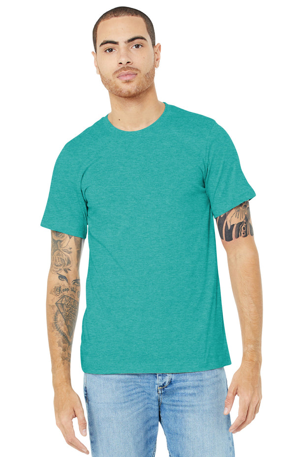 BELLA+CANVAS  ®  Unisex Heather CVC Short Sleeve Tee. BC3001CVC - Heather Sea Green