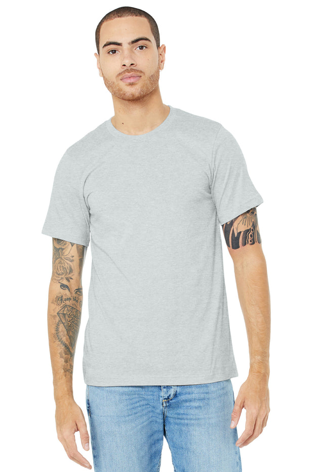 BELLA+CANVAS  ®  Unisex Heather CVC Short Sleeve Tee. BC3001CVC - Heather Silver