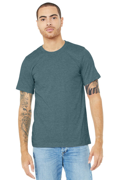 BELLA+CANVAS  ®  Unisex Heather CVC Short Sleeve Tee. BC3001CVC - Heather Slate