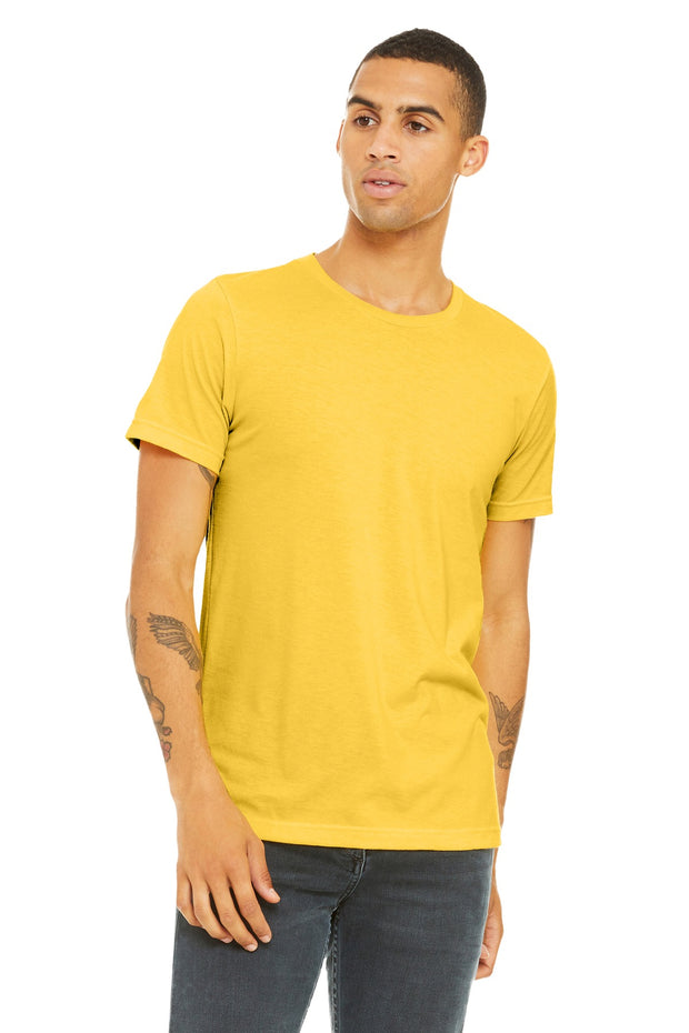 BELLA+CANVAS  ®  Unisex Heather CVC Short Sleeve Tee. BC3001CVC - Heather Yellow Gold
