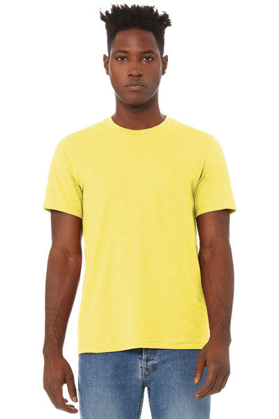 BELLA+CANVAS  ®  Unisex Heather CVC Short Sleeve Tee. BC3001CVC - Heather Yellow